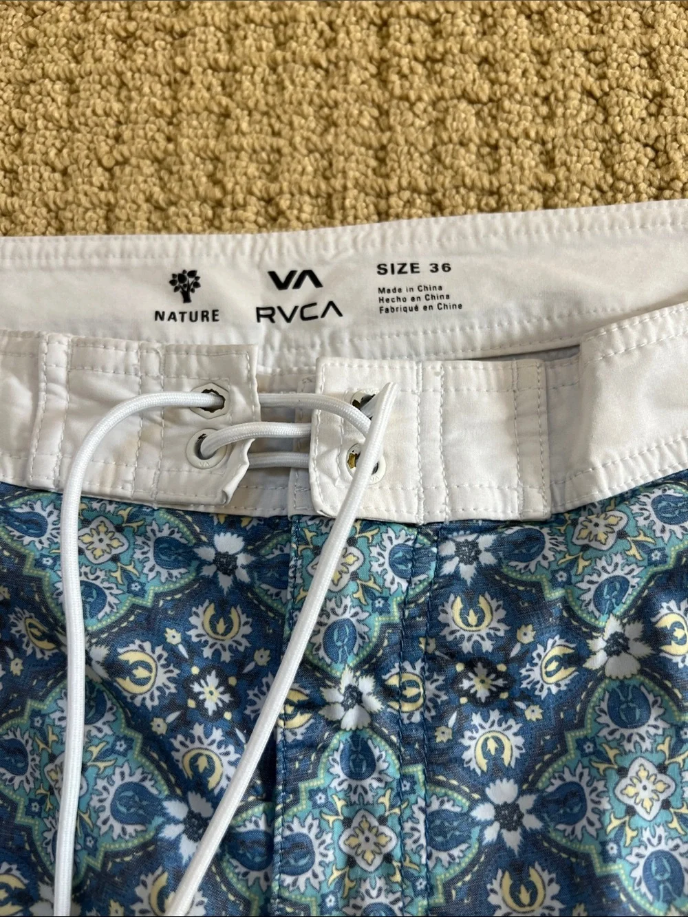 RVCA Men’s Bundle of Blue Patterned Board Shorts